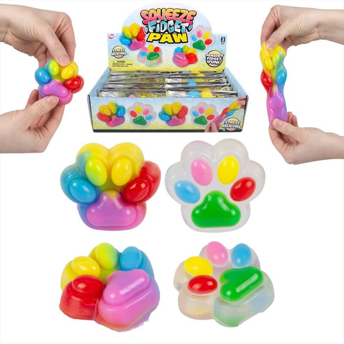 TR84210 Squeeze Fidget Paw 3"